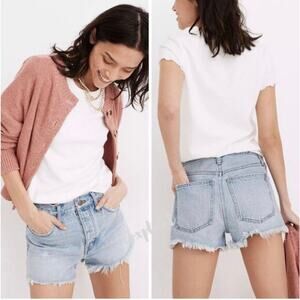Madewell Relaxed Denim Shorts Cedarcroft Wash 3” Inseam Women’s  - Size 29
